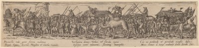 陸軍列車と死 作： Jan Theodor de Bry after Erhard Schön