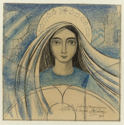 1924 年 7 月 22 ～ 27 日に開催されたアムステルダム国際聖体会議のポスターのデザイン 作： Jan Toorop