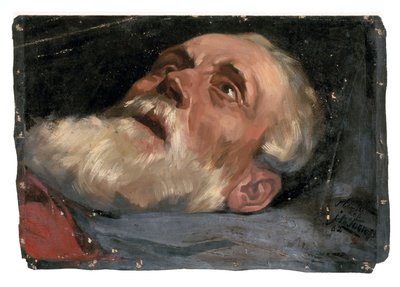 Cabeça de um velho (estudo) 1882 (óleo sobre tela) 作： Jan Toorop