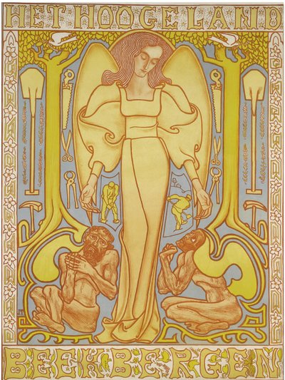 フーゲランドベークベルゲン、1896年 作： Jan Toorop