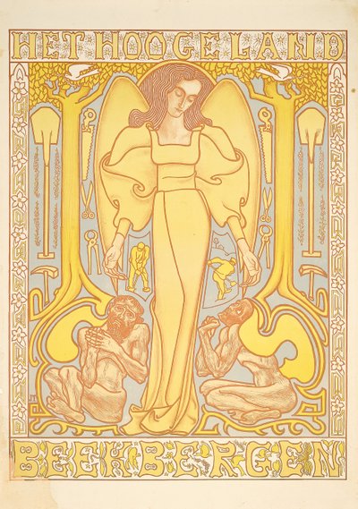 フーゲランド、ビークベルゲン、1896 作： Jan Toorop