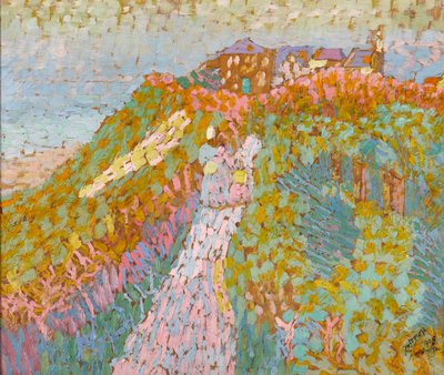 ドンブルグの砂丘、1908年。 作： Jan Toorop