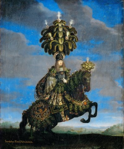 グンダーカル、ディートリッヒシュタイン王子1623-1690、馬のバレエの衣装、1667年 作： Jan Thomas