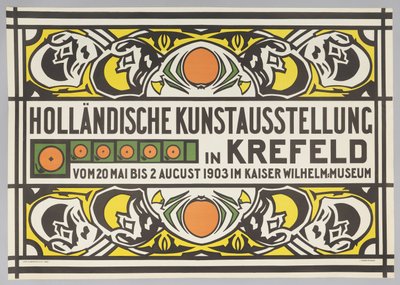 クレフェルトでのオランダ美術展 作： Johan Thorn Prikker