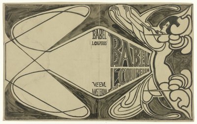 バンドのデザイン: Louis Couperus, Babel, 1901 作： Jan Toorop