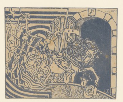 馬に乗った騎士のカタログ表紙 作： Jan Toorop