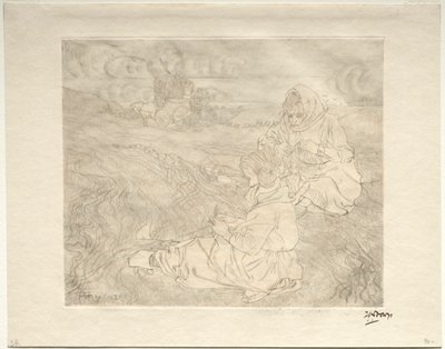 修復者ではない 作： Jan Toorop