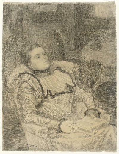 アニー・トゥーロップの肖像 作： Jan Toorop