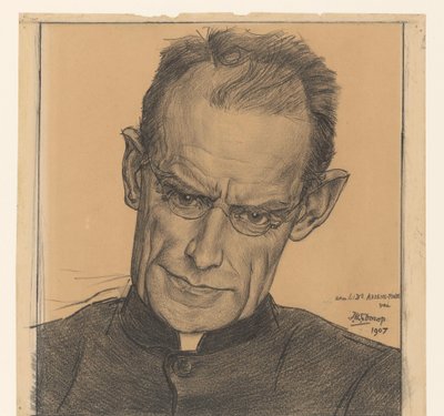 博士の肖像。 アリエンス 作： Jan Toorop