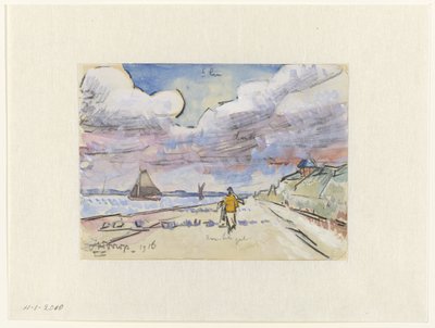 運河沿いの道 作： Jan Toorop