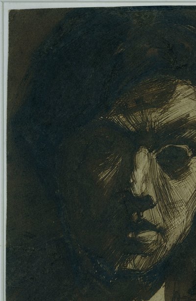 画家ヤン・トゥーロップの自画像 作： Jan Toorop