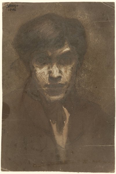 画家ヤン・トゥーロップの自画像 作： Jan Toorop