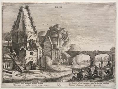 12か月：7月。 作： Jan Van de Velde