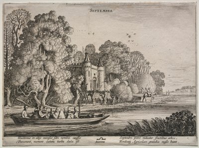 12か月：9月。 作： Jan Van de Velde