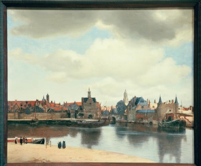 デルフトの眺め 作： Jan Vermeer van Delft
