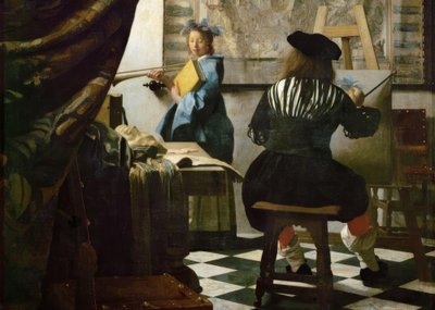 絵画の芸術 作： Jan Vermeer van Delft