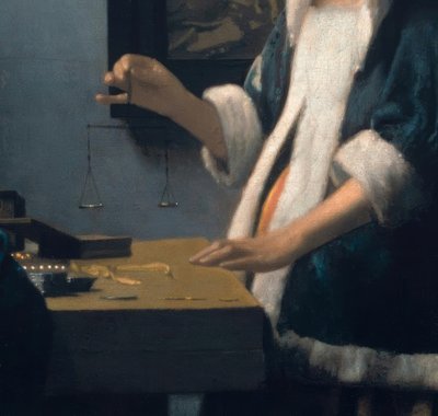 パール秤量機 作： Jan Vermeer van Delft