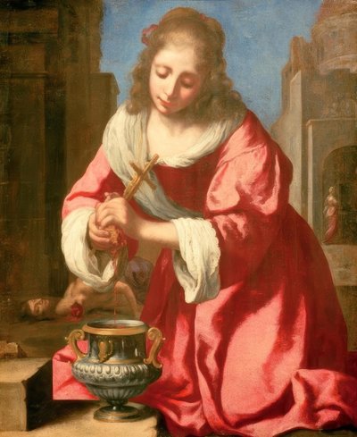 聖なるプラクセディス 作： Jan Vermeer van Delft