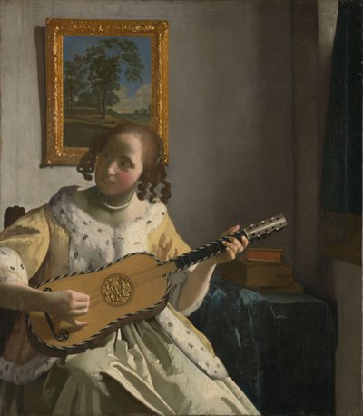 ギター奏者 作： Jan Vermeer van Delft