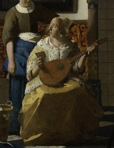 ラブレター、c.1669-70 作： Jan Vermeer van Delft