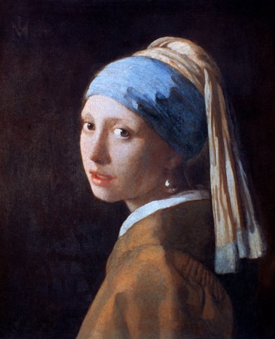 真珠の耳飾りの少女、c1665 作： Jan Vermeer van Delft