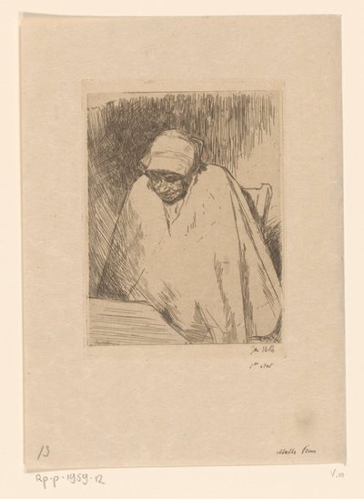 Malle Teun (オブジェクトの元のタイトル) 作： Jan Veth (signed by artist)