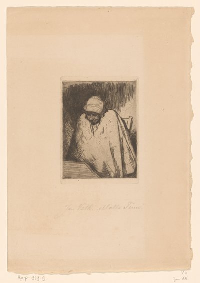 Malle Teun (オブジェクトの元のタイトル) 作： Jan Veth (signed by artist)