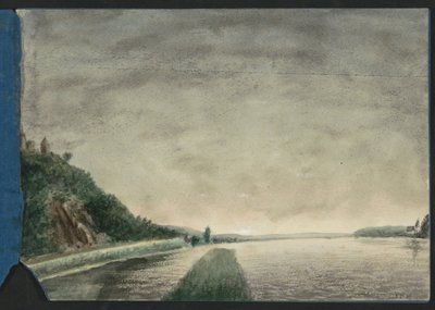 湖の山の風景 作： Jan Veth