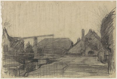 のGravenmoerの村の眺め 作： Jan Veth
