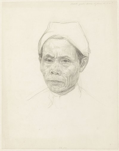 年配のジャワ人の肖像 作： Jan Veth