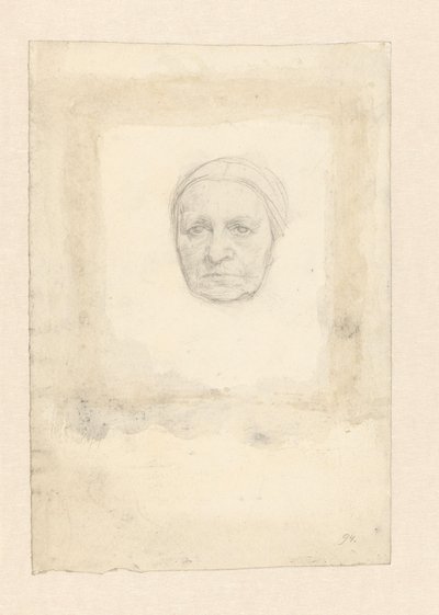 アンナ・コルネリア・フェート＝ギルタイ夫人の肖像 作： Jan Veth
