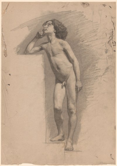 立っている裸の少年 作： Jan Veth