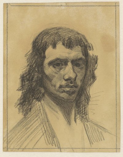 カレル・ファブリティウスの自画像 作： Jan Veth