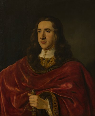 サー ジョン ブリッジマン 2 世バートの肖像。 （1631-1710）、1651-76年頃（キャンバスに油彩） 作： Jan Victors