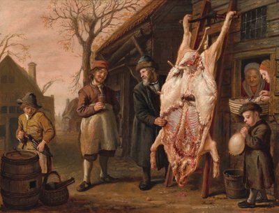屠殺された豚 作： Jan Victors