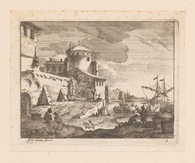 イタリアの港 作： Jan Vincentsz. van der Vinne
