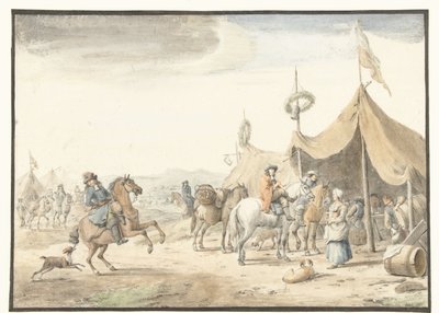 騎手との陸軍キャンプ 作： Jan Vincentsz. van der Vinne