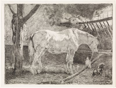 厩舎の馬 作： Johannes Martinus Vrolijk