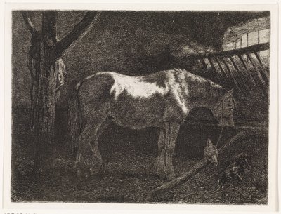 厩舎の馬 作： Johannes Martinus Vrolijk