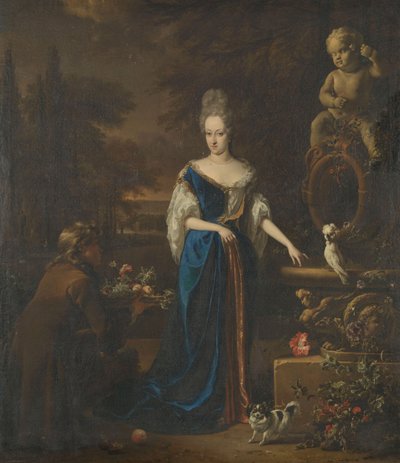 マリア・コーネリッシュの肖像 作： Jan Weenix