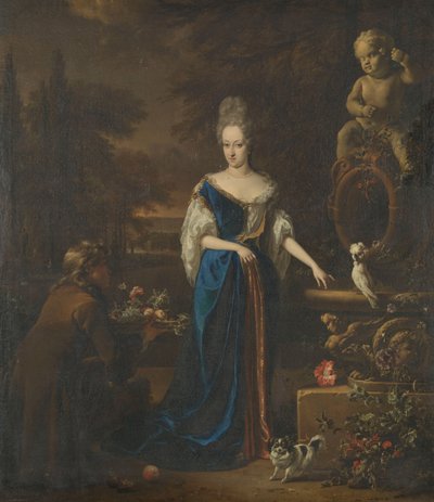 マリア・コルネリスの肖像、シルベスター・ファン・トンヘレンの妻 作： Jan Baptist Weenix