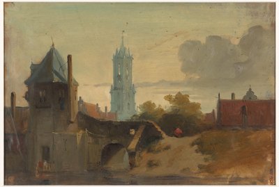 デルフトの眺め 作： Jan Weissenbruch