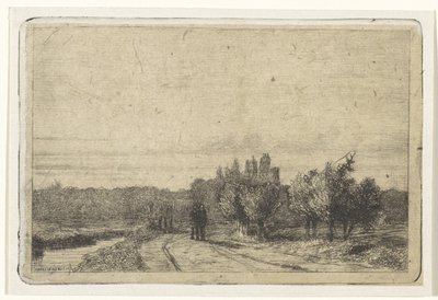 ドームからのシェンクヴェークの眺め 作： Jan Weissenbruch