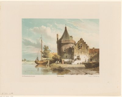 クレンボルグのウォルトーレンの眺め 作： Jan Weissenbruch