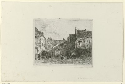 ビネンホフの眺め 作： Jan Weissenbruch