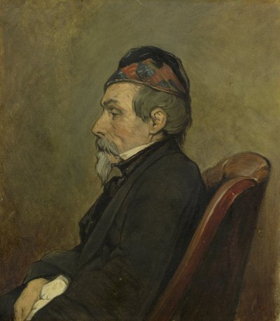 海洋画家、ヨハン・ヘンドリック・ルイ・マイヤーの肖像 作： Jan Weissenbruch