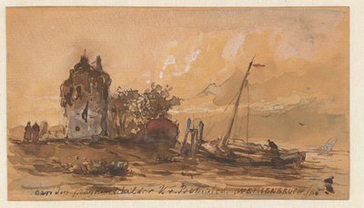 河川景観 作： Jan Weissenbruch
