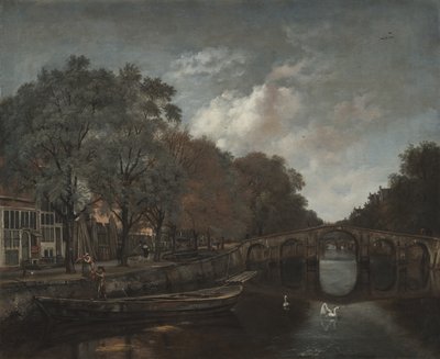 ヘーレングラハト、アムステルダム、1661年頃（キャンバスに油彩） 作： Jan Wijnants