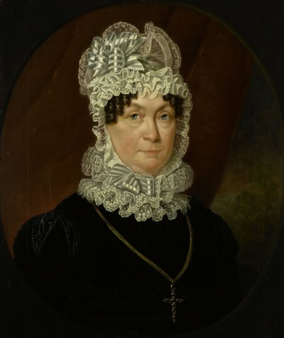 ジョブ・シーバーン・メイの妻、アン・ブランダー（1837年没）の肖像 作： Jan Willem May