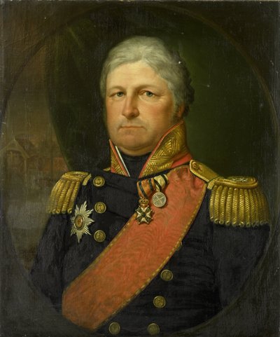 少将ジョブ・シーバーン・メイの肖像 作： Jan Willem May
